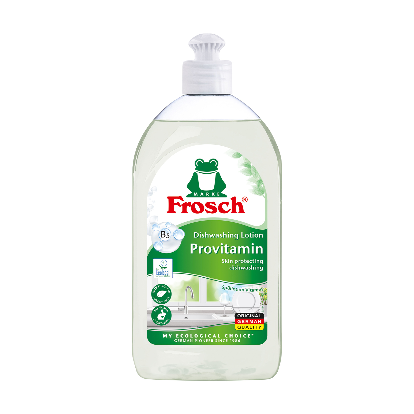 Бальзам-концентрат для миття посуду Frosch Provitamin, 500 мл